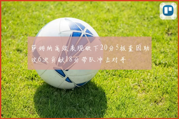 萨姆纳高效表现砍下20分5板奎因助攻6次贡献18分带队冲击对手